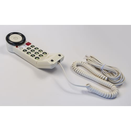 Med-Pat® Volume Control Handsets w/ Cords Pack, Cream